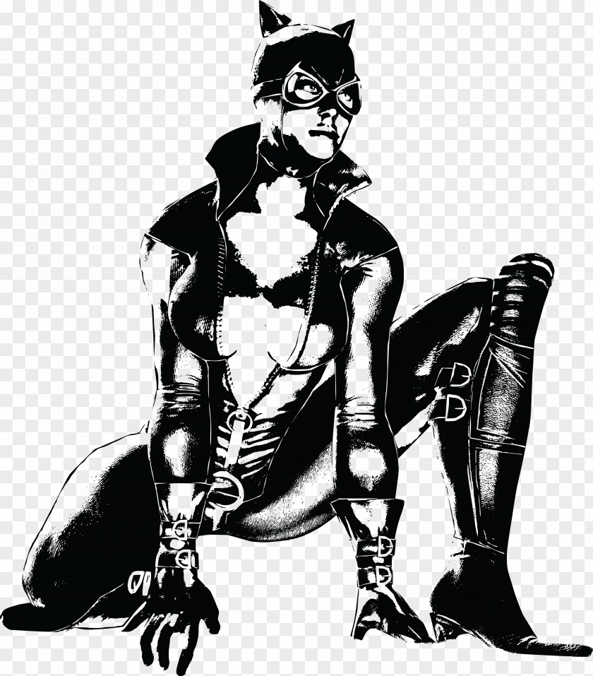 Catwoman Line Art Clip PNG