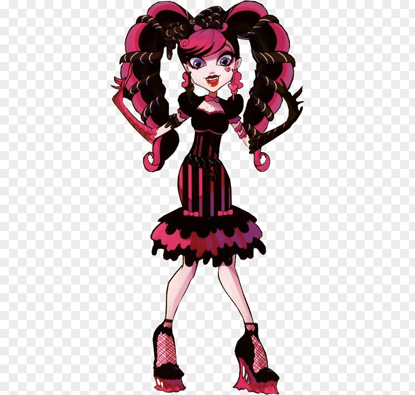 Doll Draculaura Monster High Fashion Barbie PNG