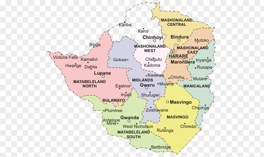 Map Zimbabwe Water Resources Ecoregion PNG