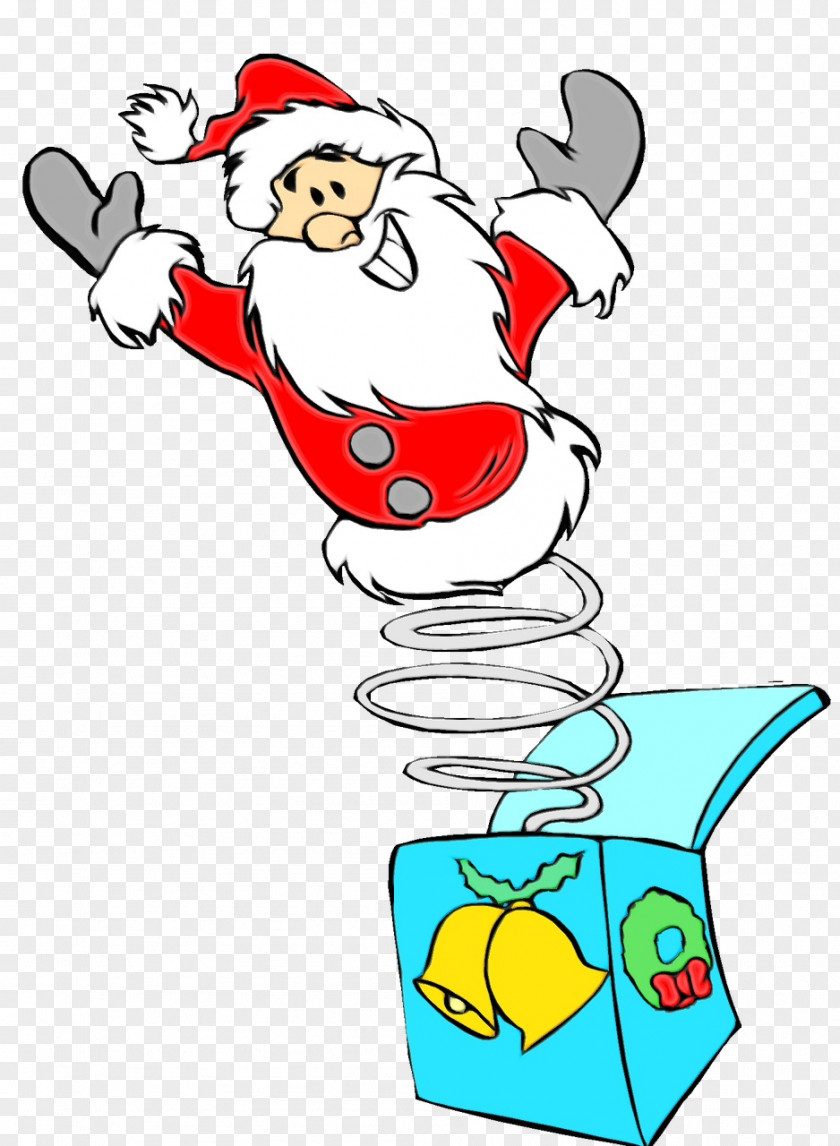 Pleased Meter Santa Claus Cartoon PNG