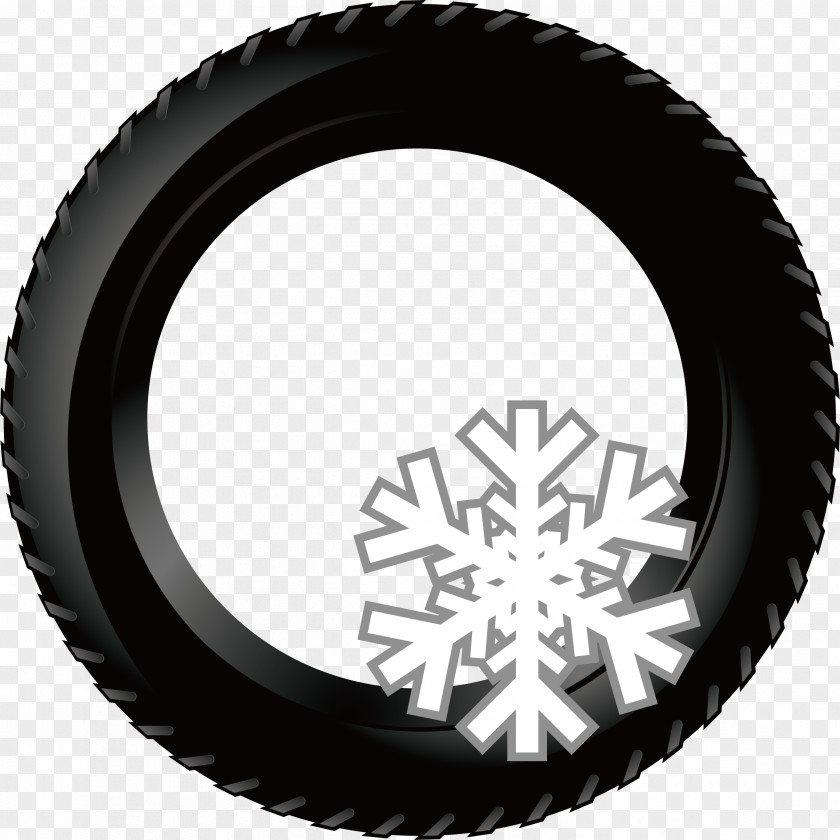 Snowflake Tire Cartoon Wheel PNG
