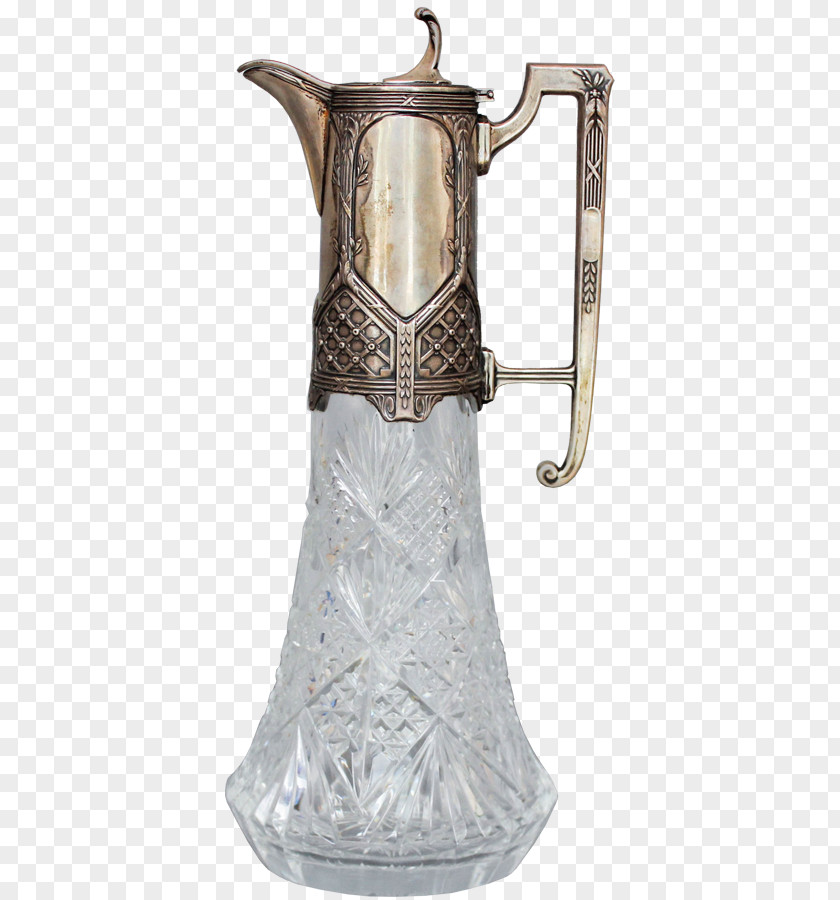 Soviet Style Embroidery Jug Pitcher PNG