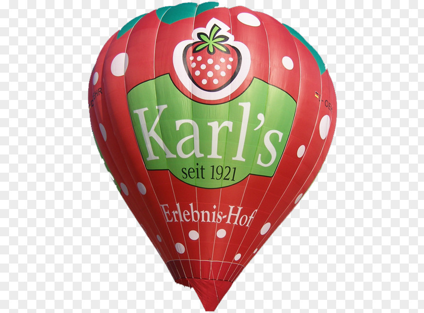 Strawberry Hot Air Balloon PNG