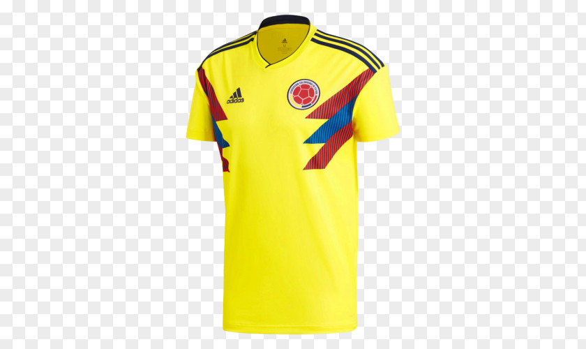 T-shirt 2018 FIFA World Cup Colombia National Football Team Jersey Adidas PNG