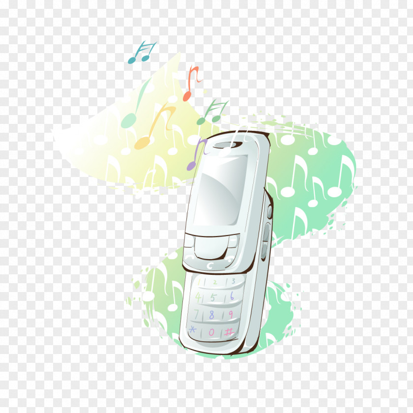 Cartoon Phones And Notes South Korea Home Appliance PNG