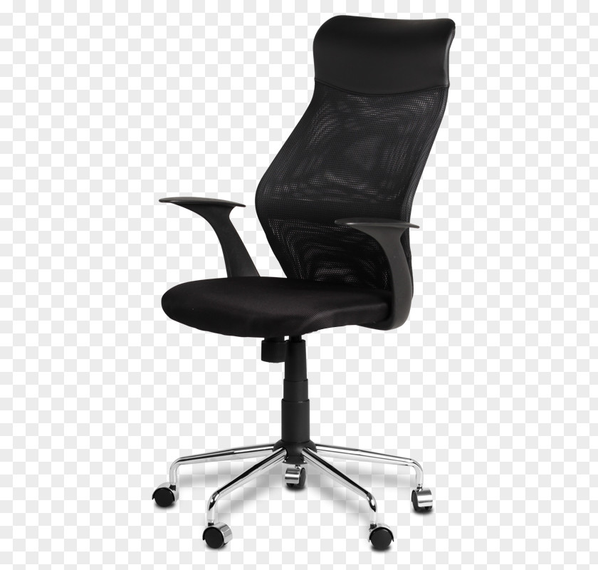 Ergonomically Correct Back Rests Office & Desk Chairs Kancelářské Křeslo Black Wing Chair PNG