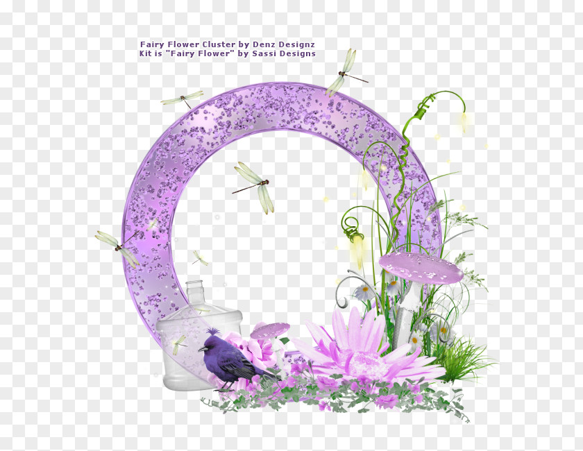 Floral Design Blog Tag Fairy Flower PNG