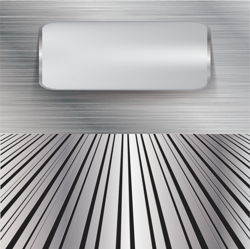 3D Metal Stripe Black And White Computer Graphics PNG