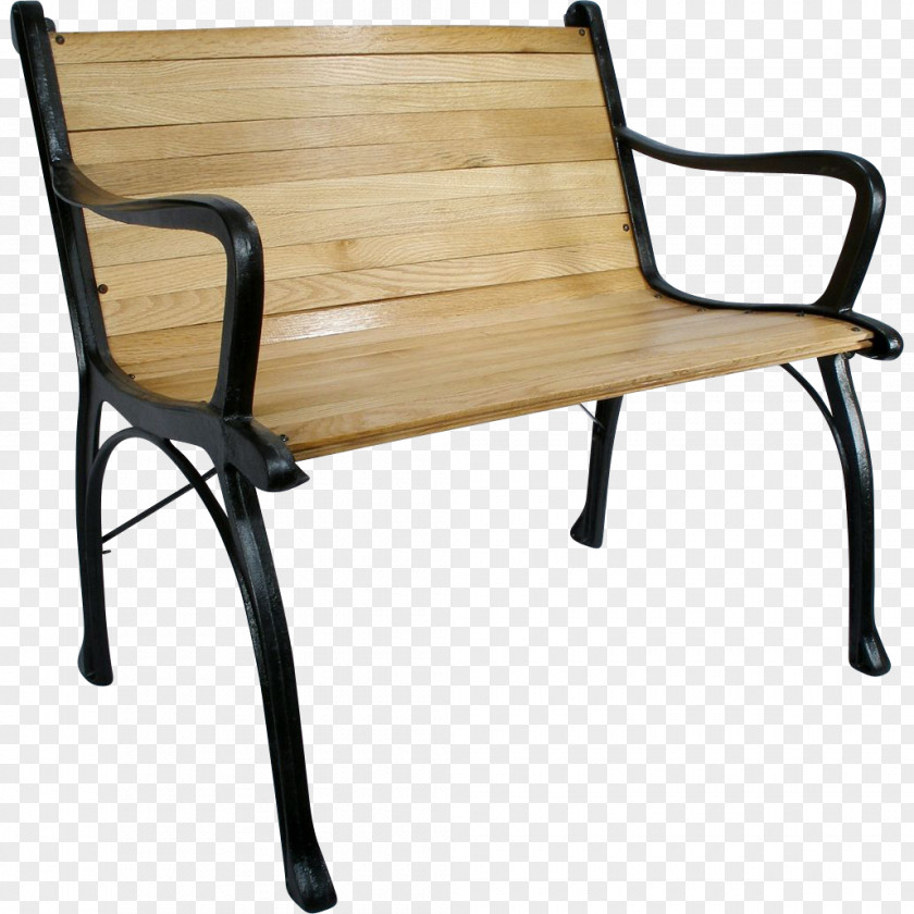 Love Wood Table Bench Chair Cast Iron PNG