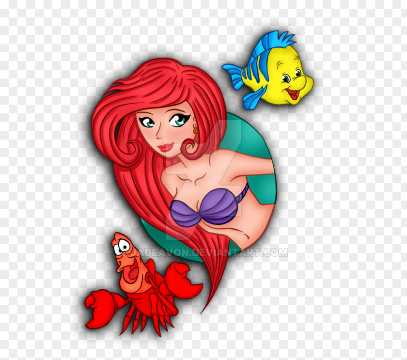 Mermaid Ariel Vertebrate Fairy Clip Art PNG