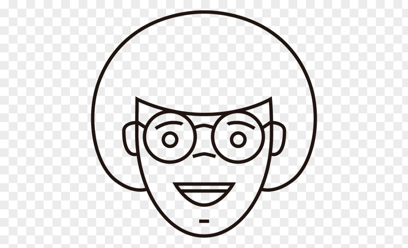 Velma Glasses Nose Clip Art PNG