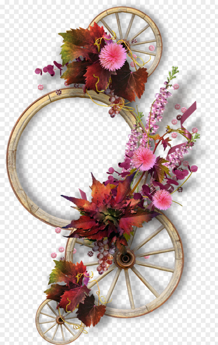 Floral Frame Clip Art PNG