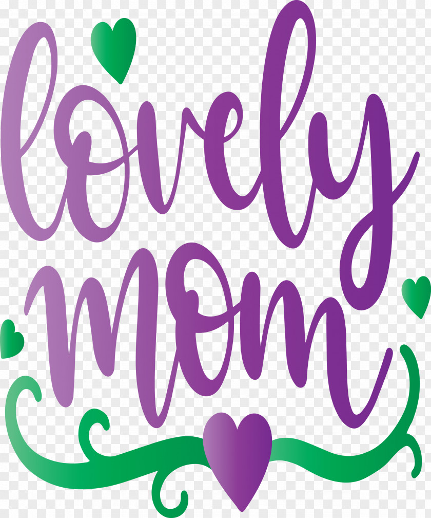 Mothers Day Lovely Mom PNG