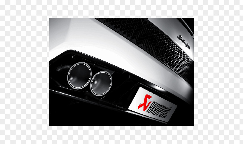 Sports Car Headlamp Bumper Exhaust System PNG