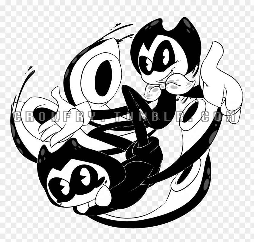 Ink Ship Splatoon Bendy And The Machine Fan Art Drawing PNG