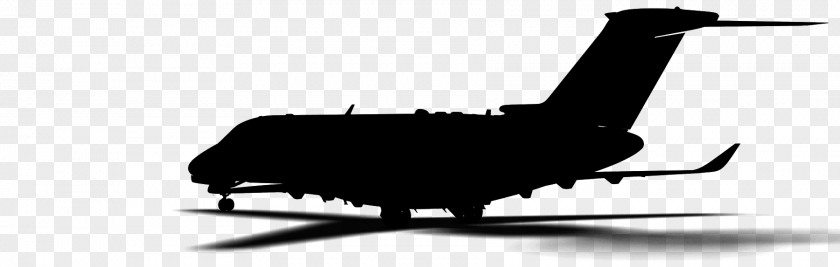 M Wing Helicopter Rotor Bird Black & White PNG