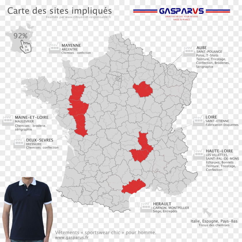 Made In France Clothing T-shirt .fr Sportswear Saint-Étienne PNG