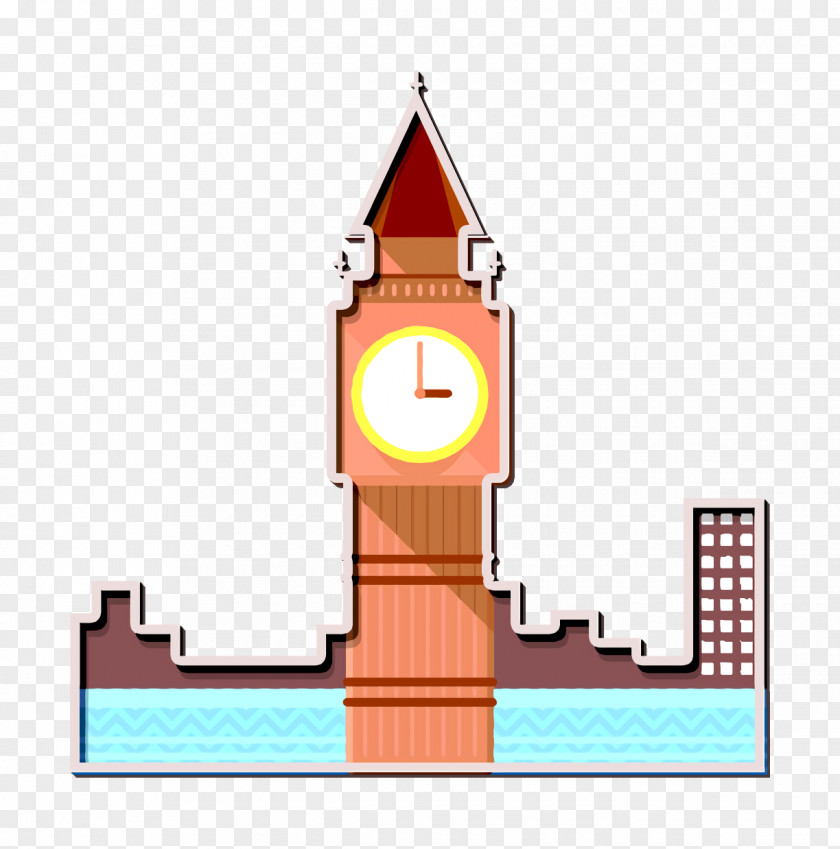 Big Ben Icon London Landmarks PNG