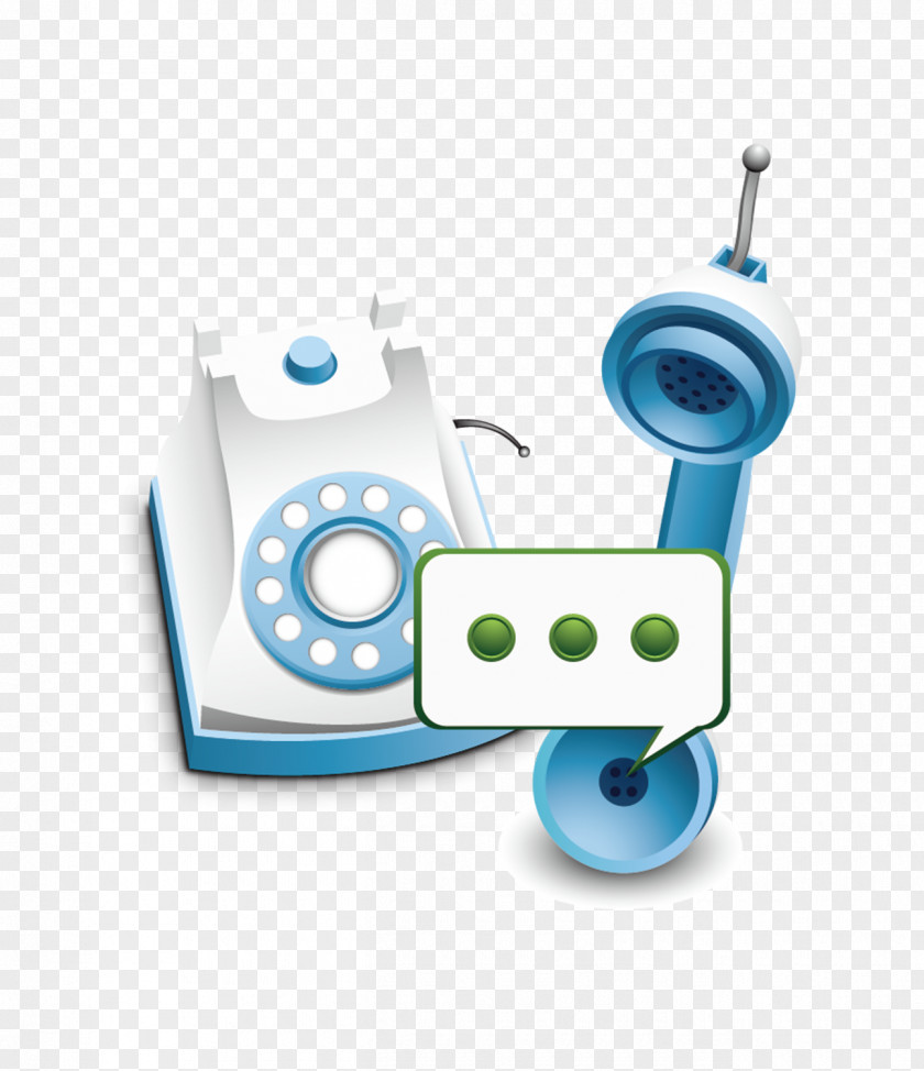 Blue Cartoon Computer Machine TACHO-P Business Mobile Phone Service PNG
