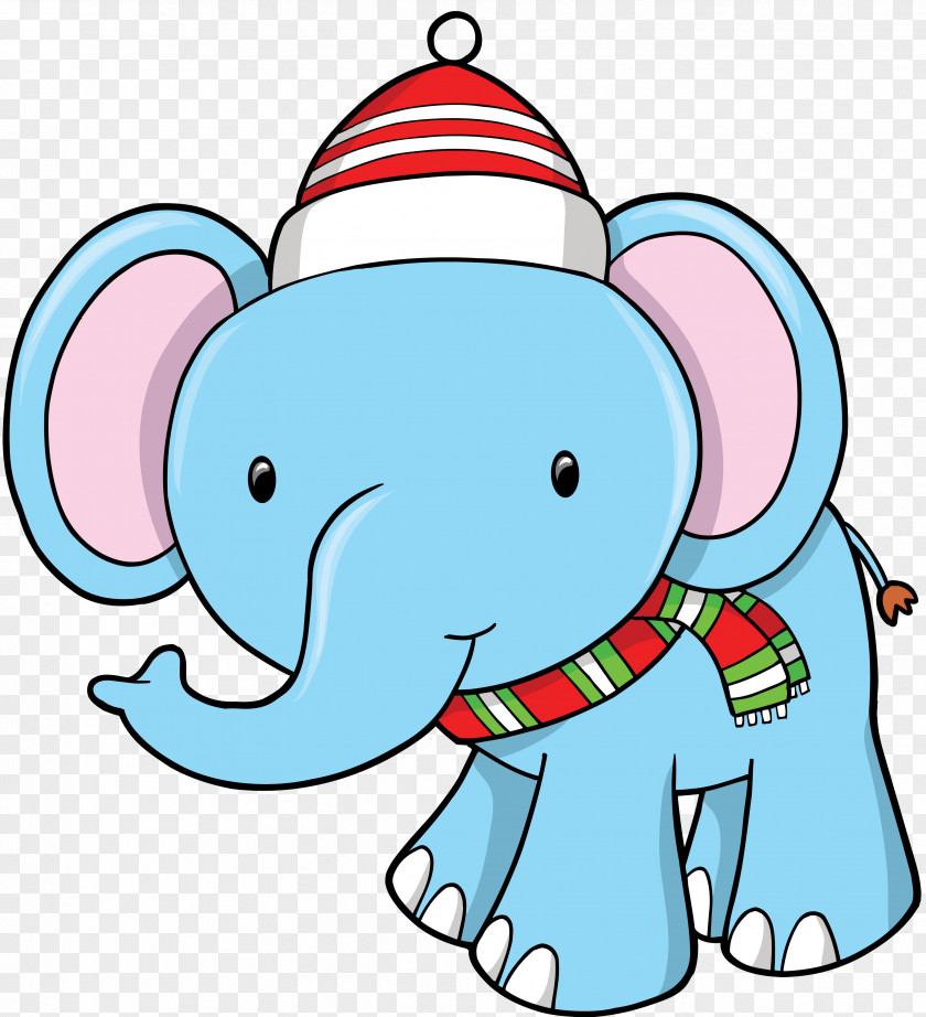 Elephants Santa Claus Clip Art: Transportation Christmas Elephant Art PNG