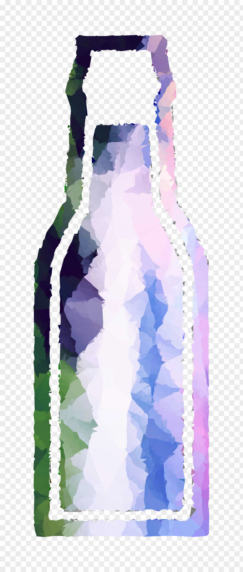 Glass Bottle Plastic Purple PNG