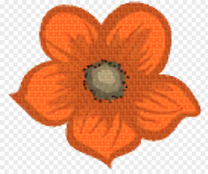 Poppy Family Crochet Flower PNG