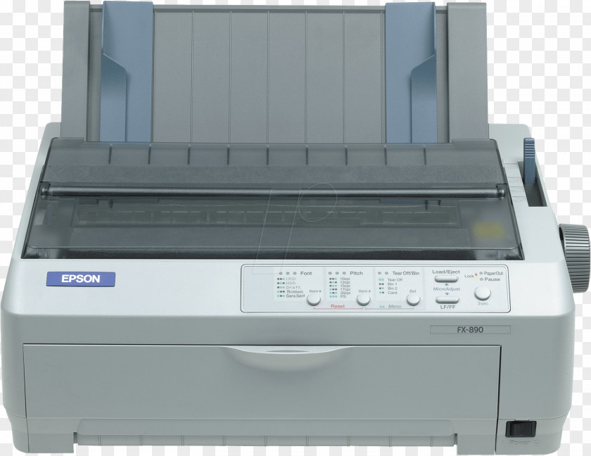 Printer Dot Matrix Printing Epson LQ-590 Paper PNG