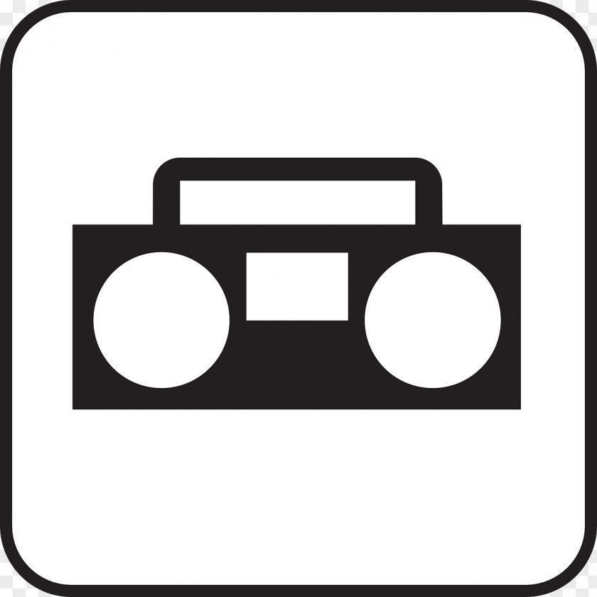 Radio Tape Recorder Cassette Deck Boombox PNG