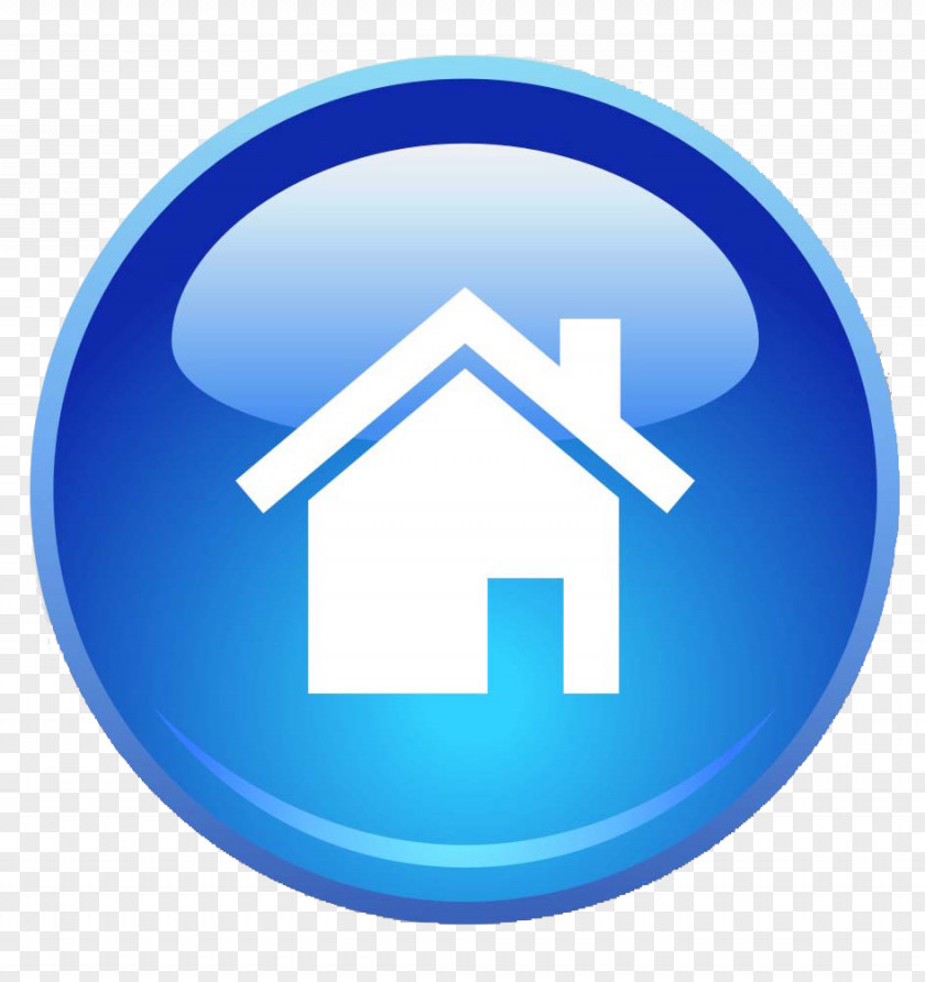 Blue Home Page Icon Website World Wide Web PNG