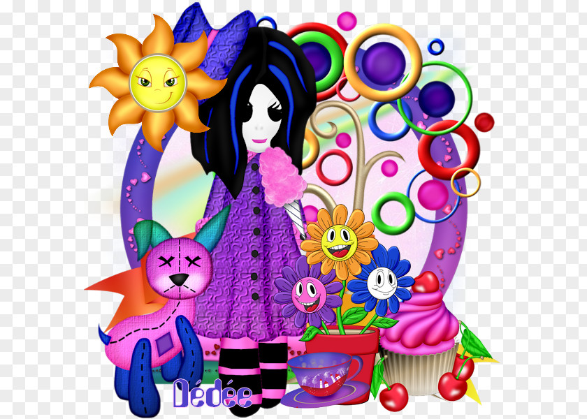 Candy Land Pink M Clip Art PNG