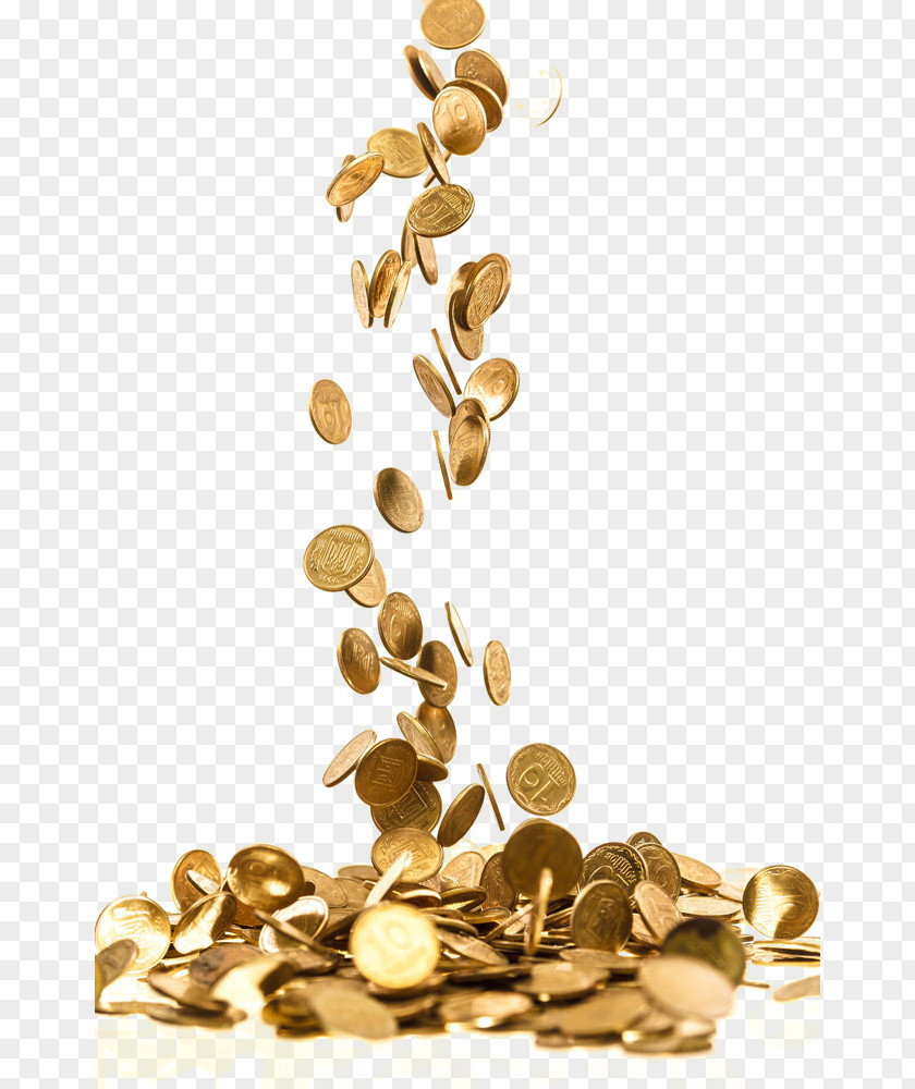 Falling Gold Coin Stock Photography Royalty-free PNG