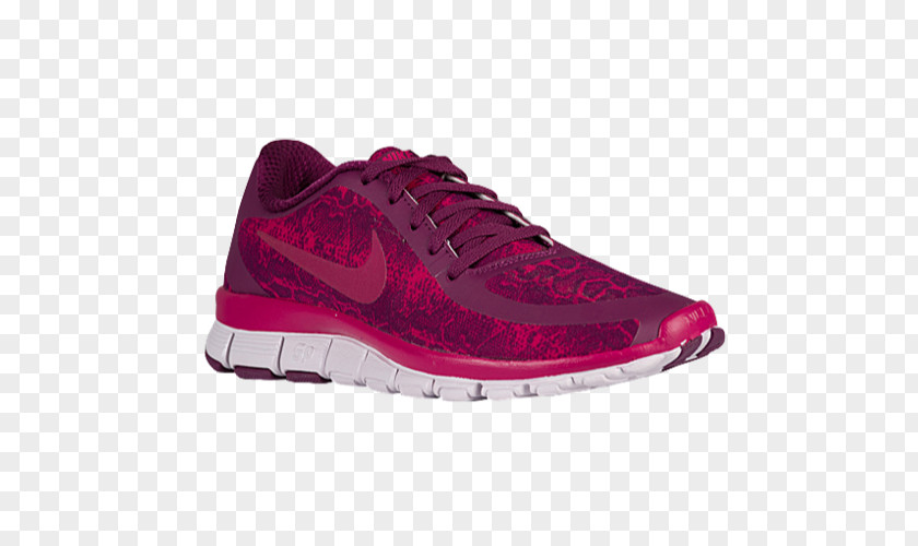 Nike Sports Shoes Free 5.0 V4 Print Womens Running ASICS PNG