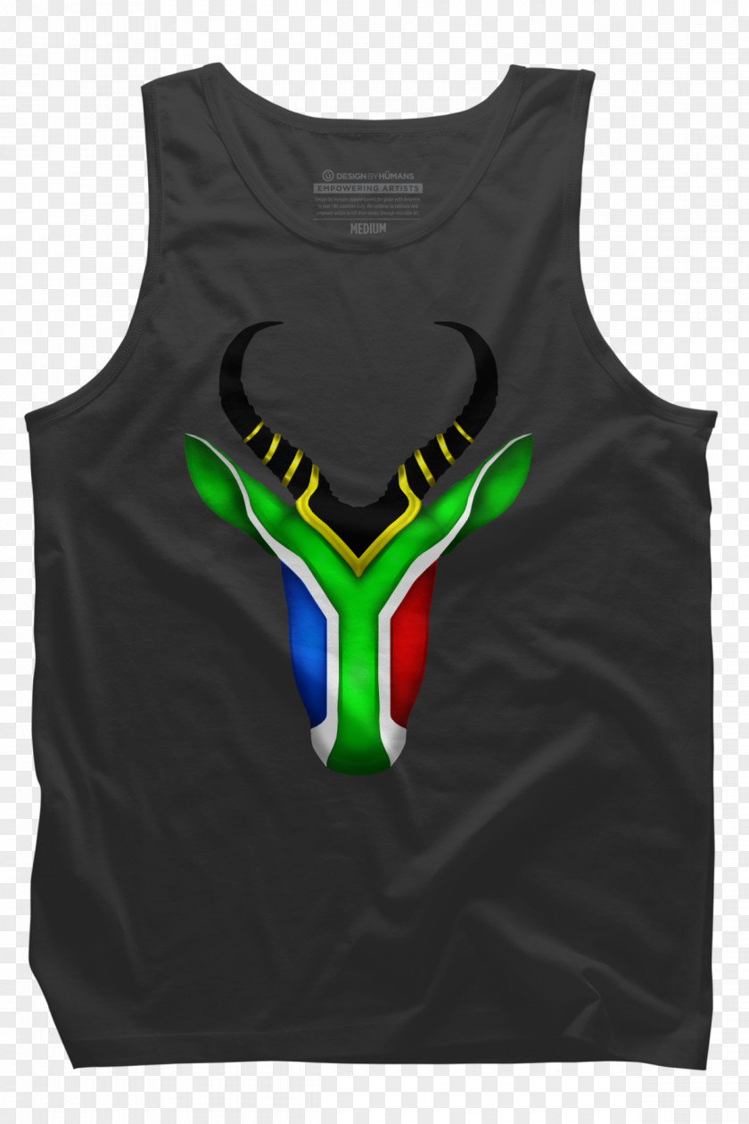 T-shirt Sleeveless Shirt Flag Of South Africa Springbok PNG