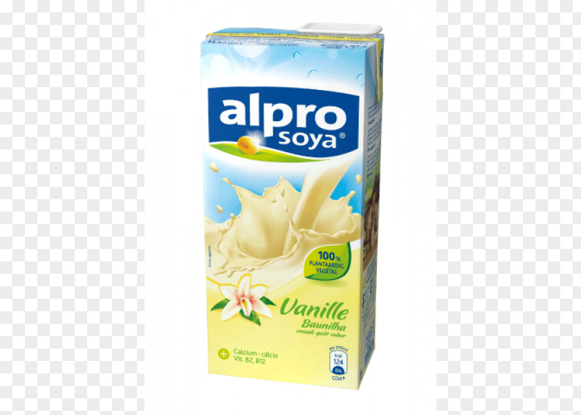 Vanilla Milk Soy Alpro Soybean Drink PNG