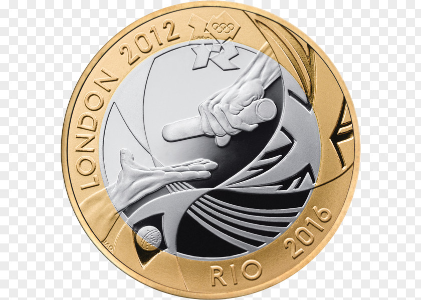 Proof Coinage 2012 Summer Olympics Royal Mint Two Pounds PNG