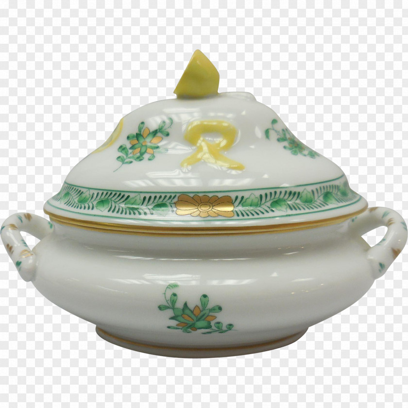 Tureen Porcelain Lid Tableware PNG