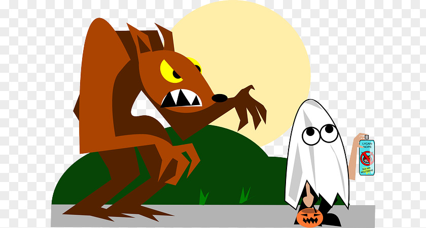 Ghost Costume Werewolf Clip Art PNG