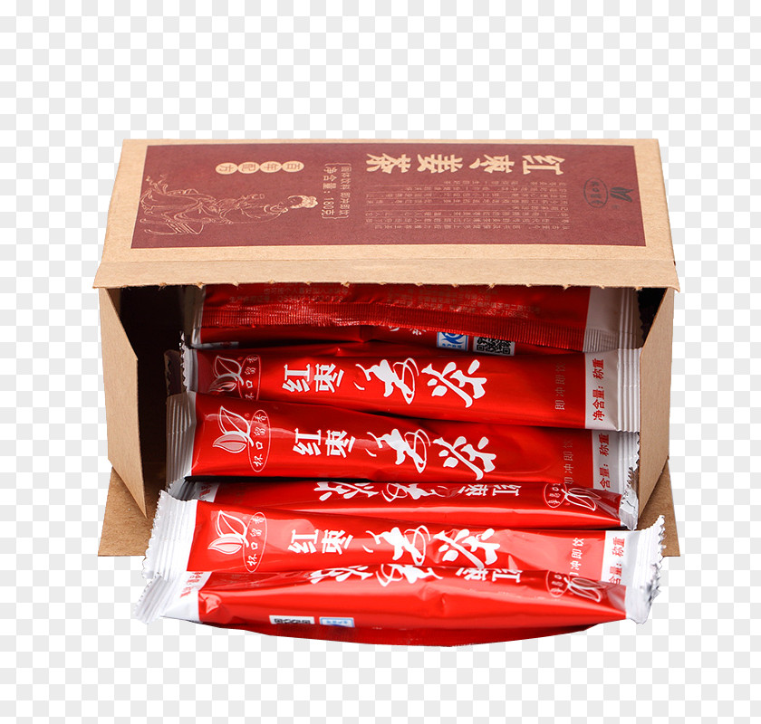 Ginger Jujube Tea Packed PNG