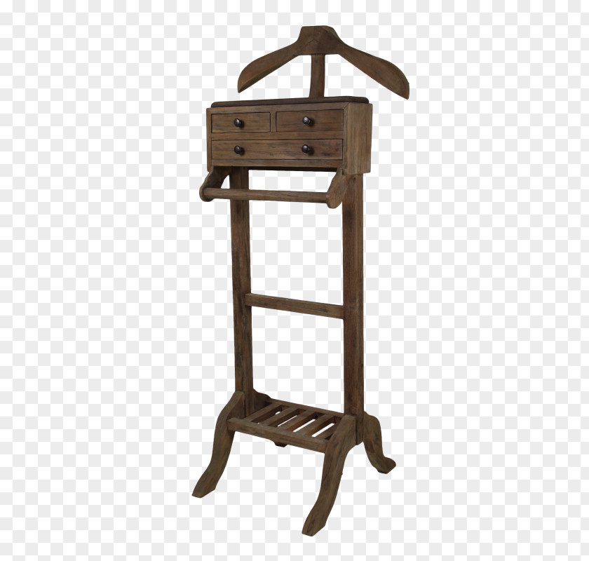 Great Wall Furniture Clothes Valet Table Drawer Wood PNG
