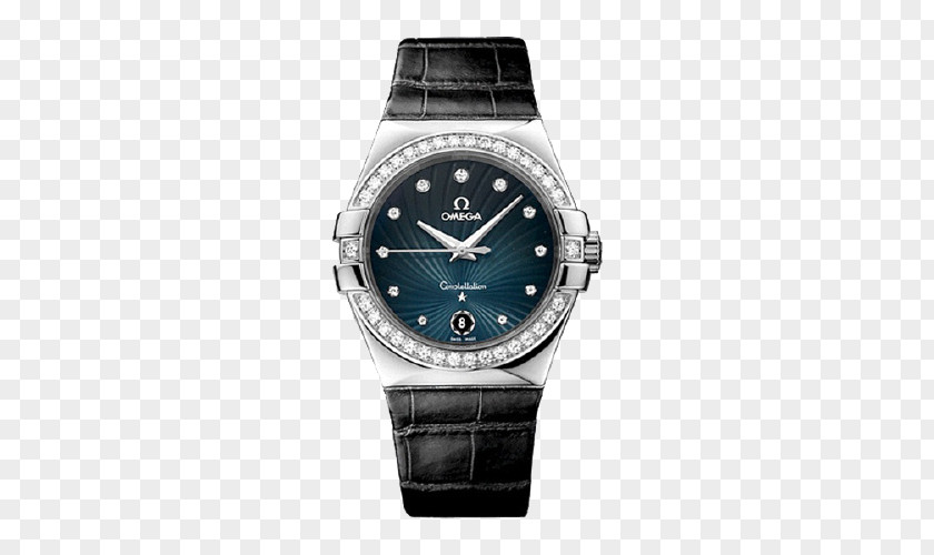 Omega Constellation Double Eagle Steel Quartz Ladies Watch SA Clock Replica PNG