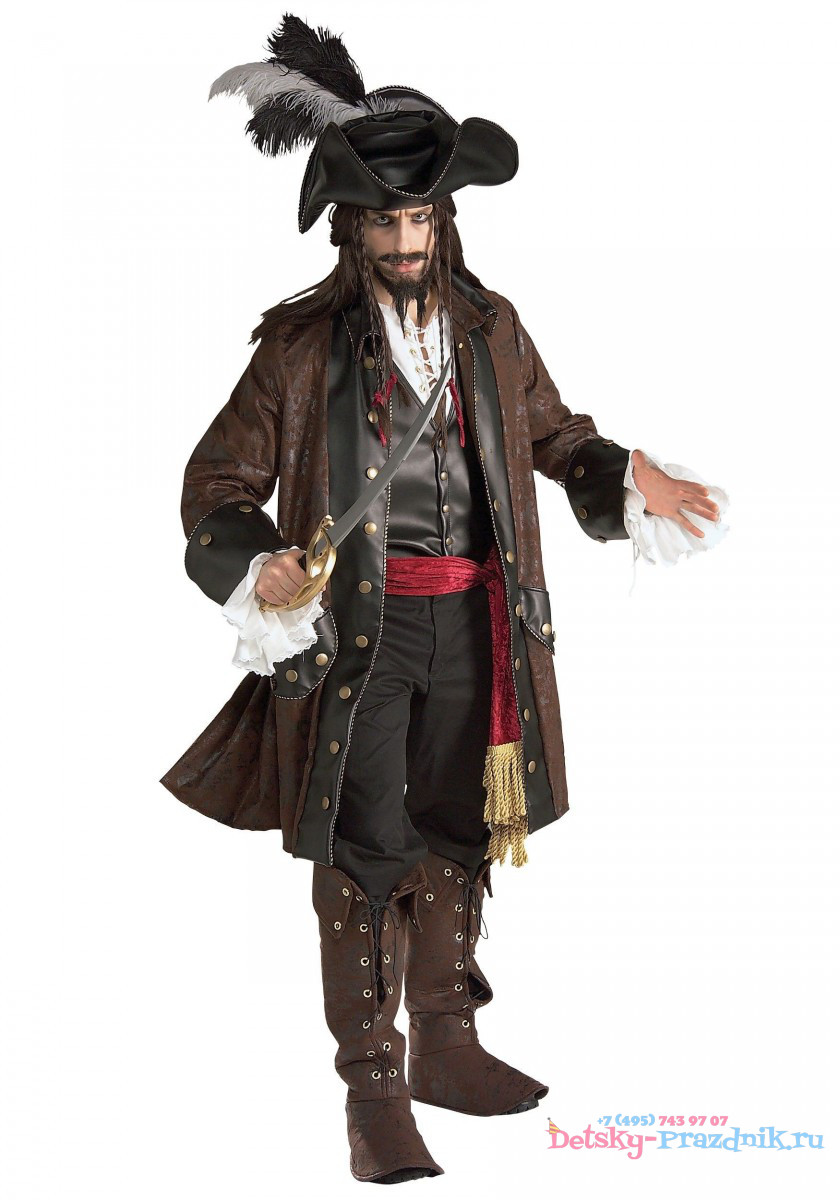 Pirate Jack Sparrow Halloween Costume Piracy Male PNG