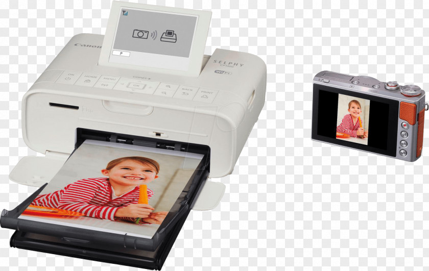 Printer Canon SELPHY CP1300 Photo Color Ink/Paper Set Printing PNG