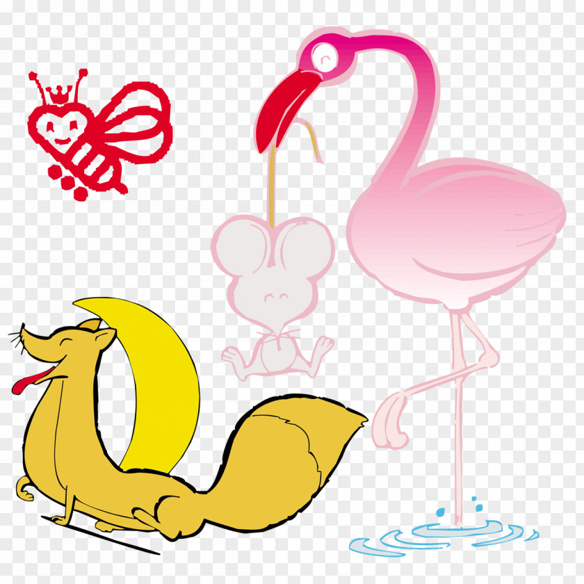 Small Bees And Rats Cartoon Rat Clip Art PNG