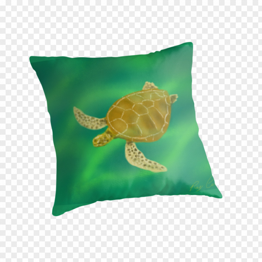 Turtle Sea Cushion Throw Pillows PNG