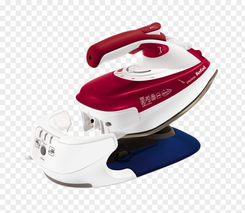 Black TefalFV9965FreeMove Cordless Steam Iron Tefal Freemove Clothes FV2560 Prima Easy Glide PNG