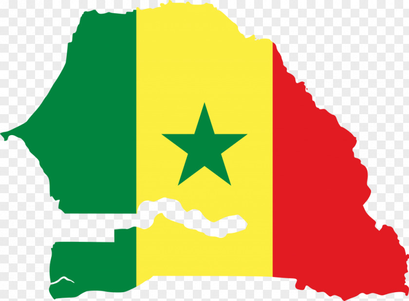 Egypt Features Flag Of Senegal Blank Map PNG