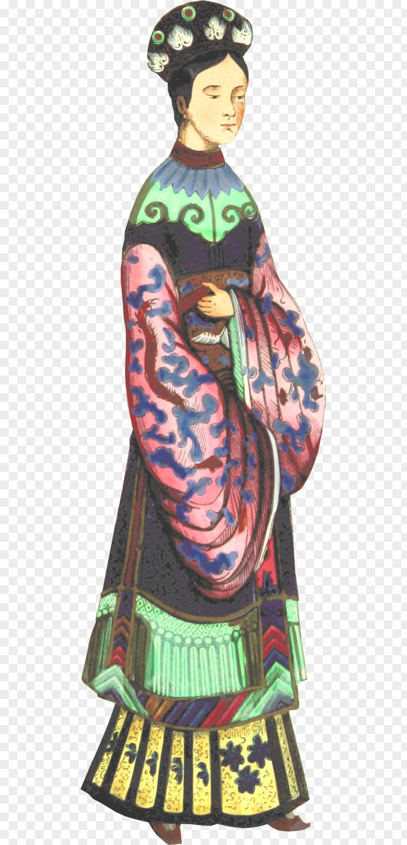 Woman Costume Design PNG