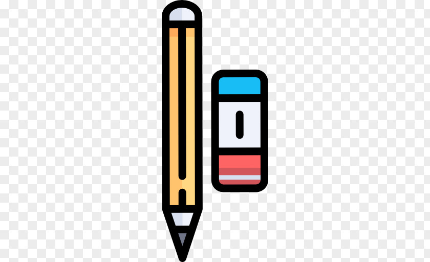 Eraser Writing Pencil Icon PNG