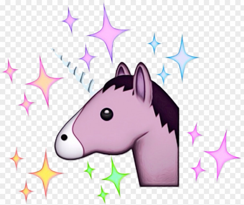 Snout Pink Star Emoji PNG
