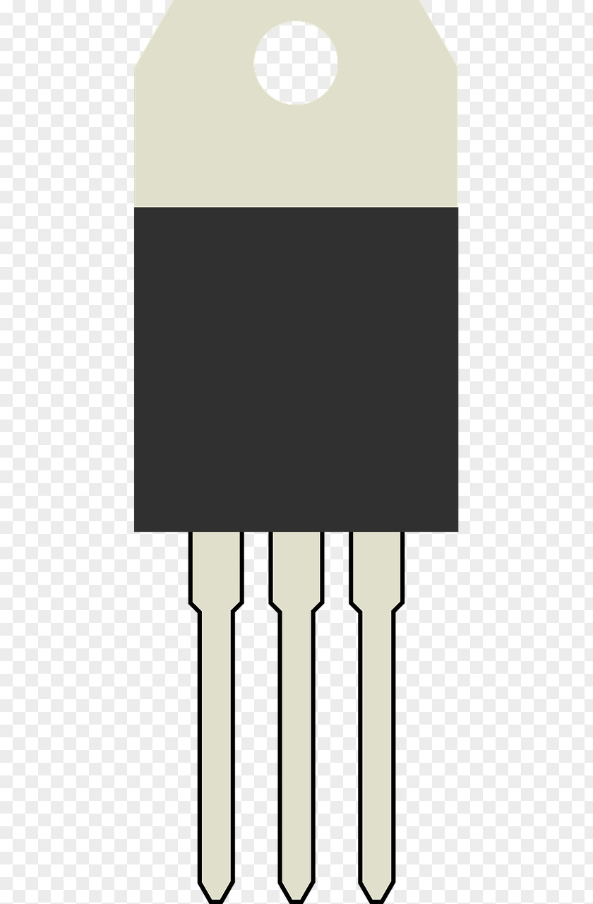 Voltage Regulator Transistor Integrated Circuits & Chips TO-220 MOSFET Circuit Packaging PNG